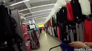 Captivating czech girl was seduced in the shopping centre and bitchy in pov