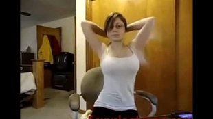 Nice nerd with thick congenital hooters web cam showcase