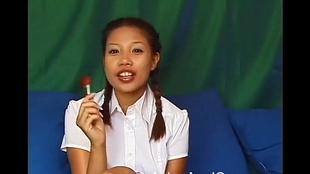 Scorching Asian Assfuck Lollipop Teenager Firm Screwing