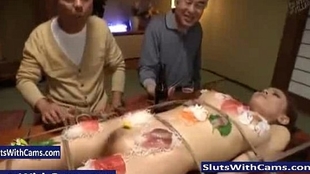 Human Sushi Table - Slutswithcams